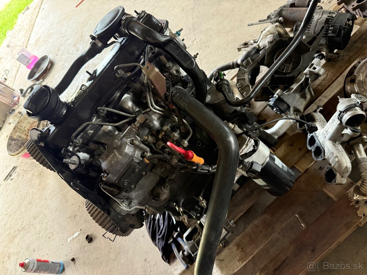 Motor 1.9tdi 66kw golf 3