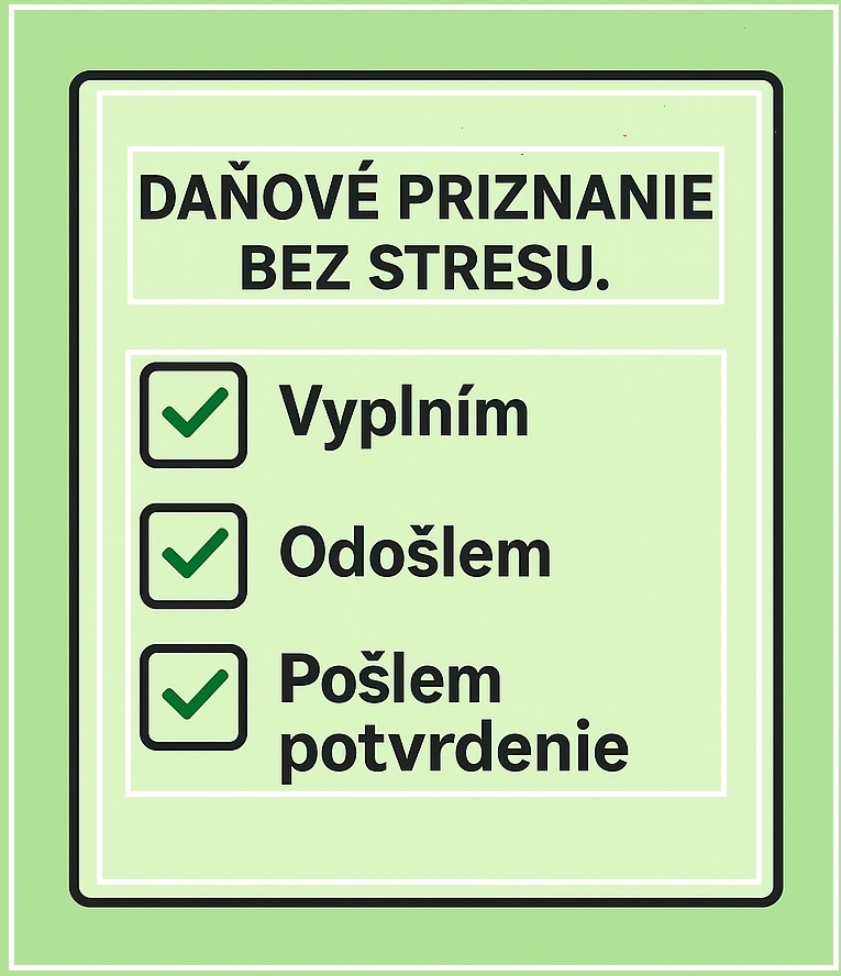 Vyplním a odošlem Vaše daňové priznanie za Vás – rýchlo, spo