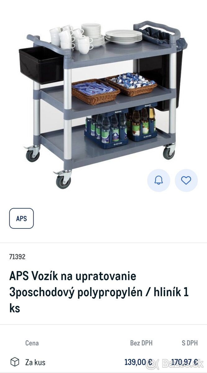 APS vozík na jedlo