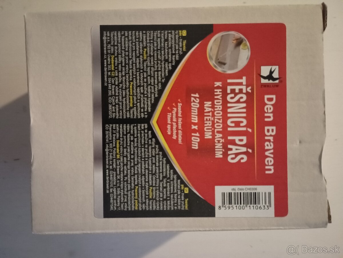 Tesniaci pás k hydroizolácii
