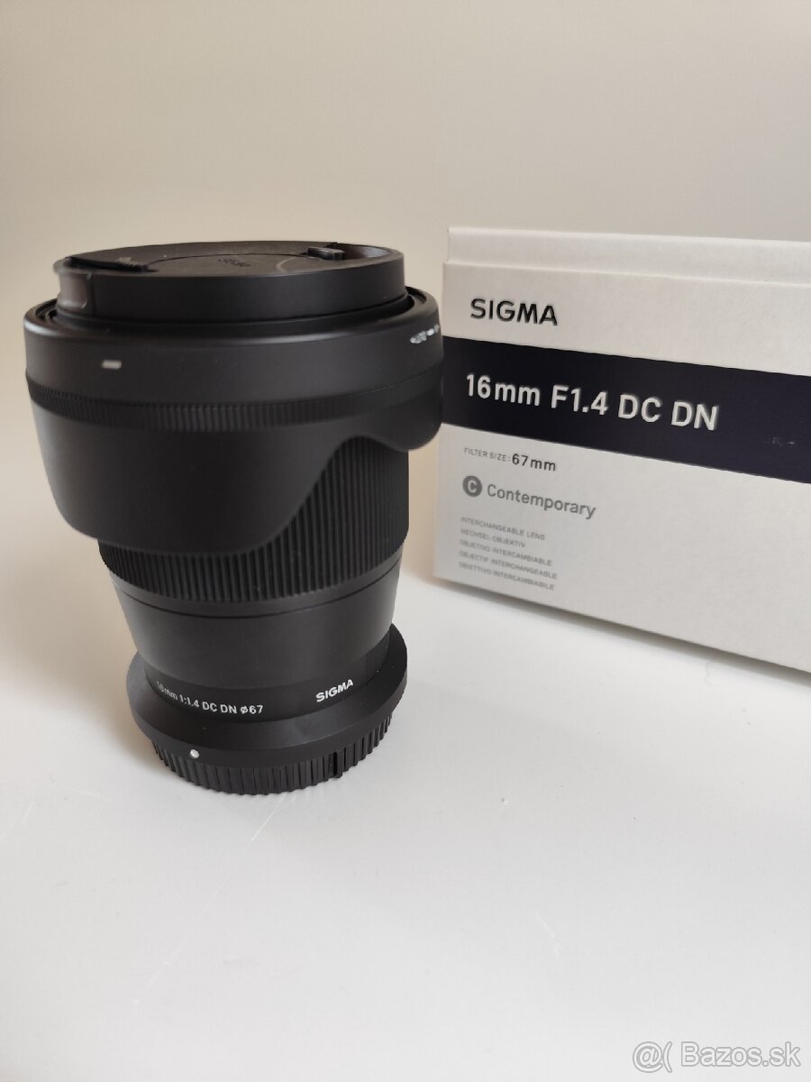 Sigma 16mm f/1.4 DC DN pre Nikon