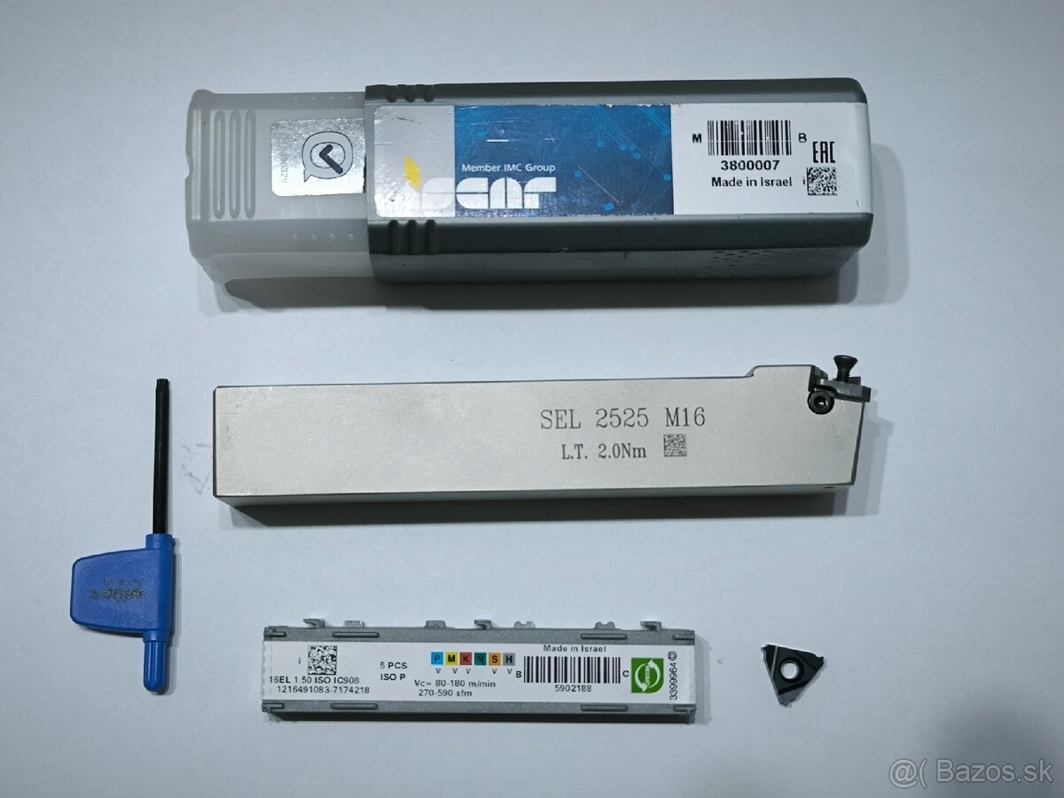 Zavitovy drziak Iscar Sel 2525 M16 + 5 ks platkov
