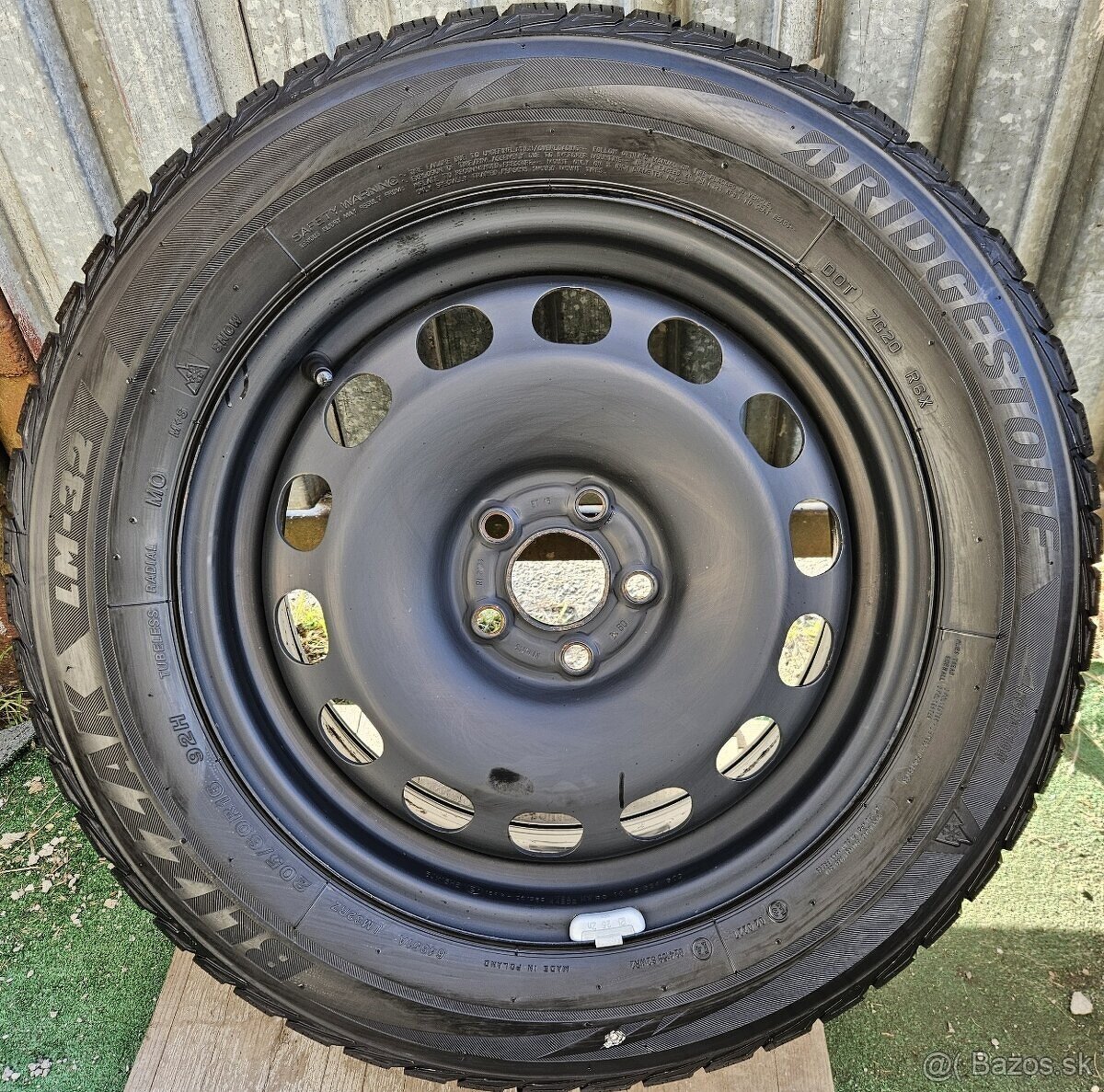Zimná sada VW - 5x112 r16 + Bridgestone 205/60 r16