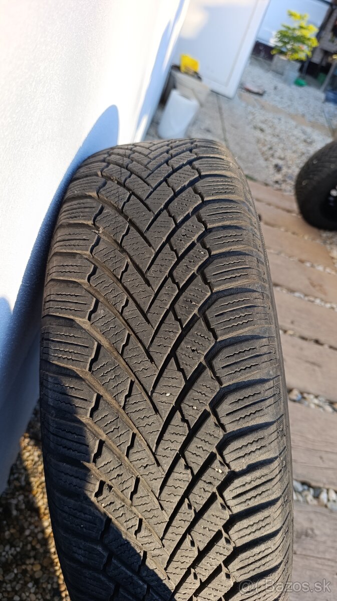 Zimné pneumatiky na plechových diskoch 195/65 R15