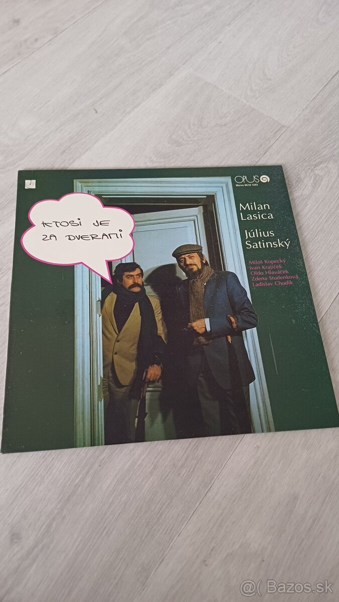 LP platne: Lasica & Satinský - Dialógy / Ktosi je za dverami
