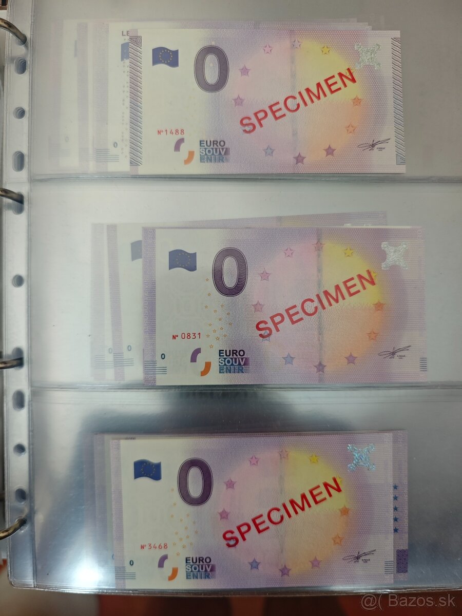 0€ bankovka specinen