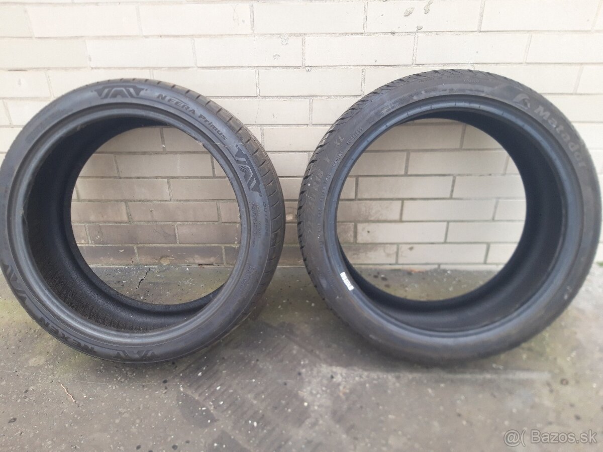 Letne pneumatiky 225/40 R18 matador,nexen