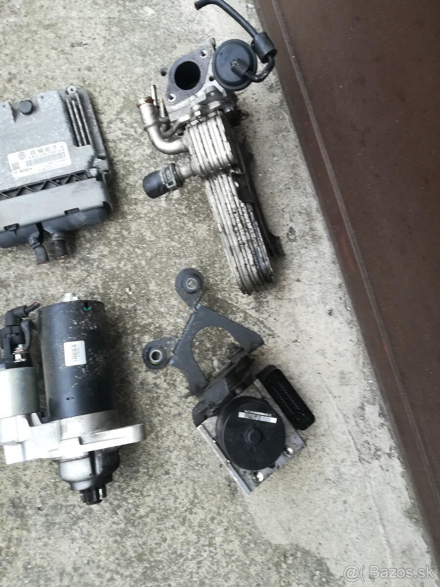 diely motora, rj motora, starter, filter, 1,9 tdi 77kw bxe