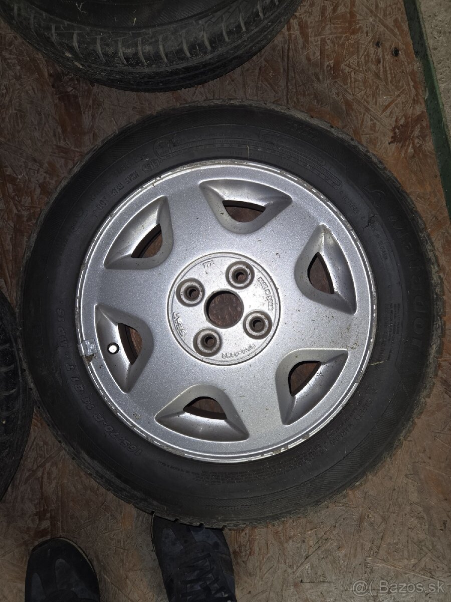 PREDAM DISKY S LETNYMI PNEUMATIKAMI 4X100 R14