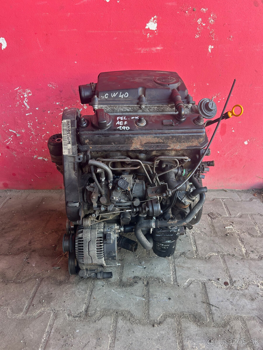 Motor 1,9 D 47KW Škoda Felicia kompletní