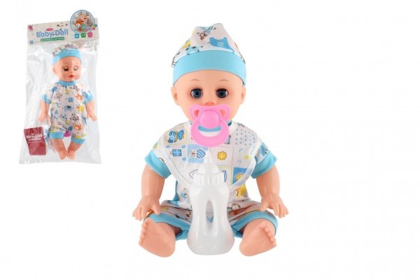 Bábika bábätko plast 32cm,cika a smeje sa a plače