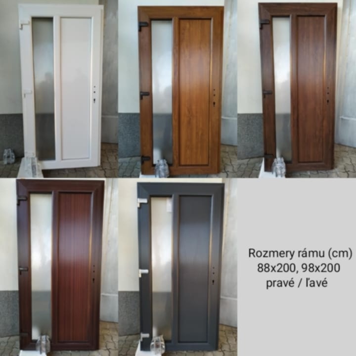 Plastove vchodove dvere Vertical