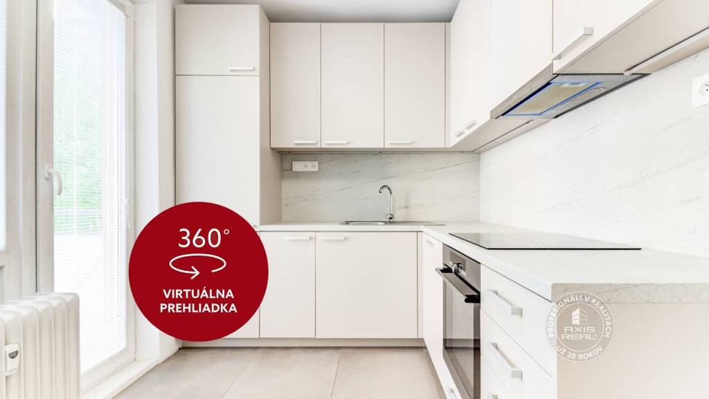 AXIS REAL | Moderný 2,5i byt s lodžiou a balkónom pri Račian