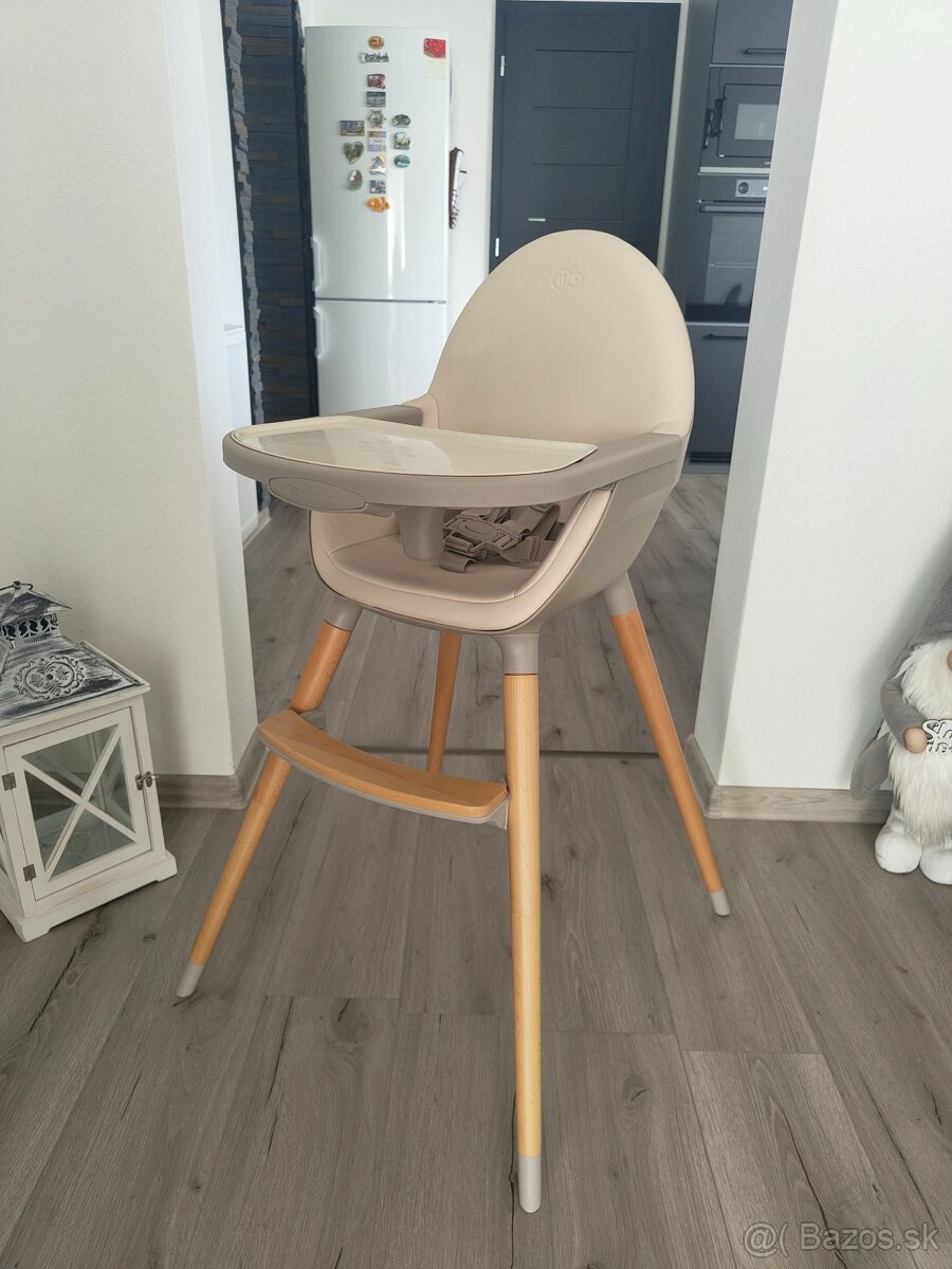 KINDERKRAFT Stolička jedálenská FINI2 Beige