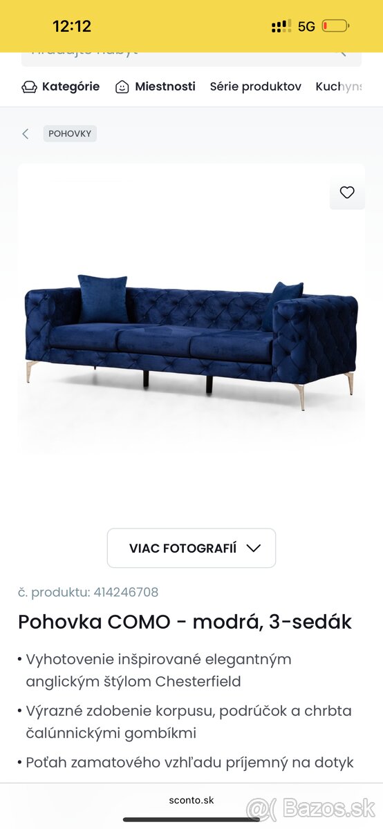 Nová sedačka na štýl