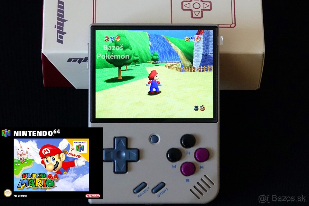 Nové MIYOO Mini Plus – Super GAME BOY, NDS – 60 tisíc hier