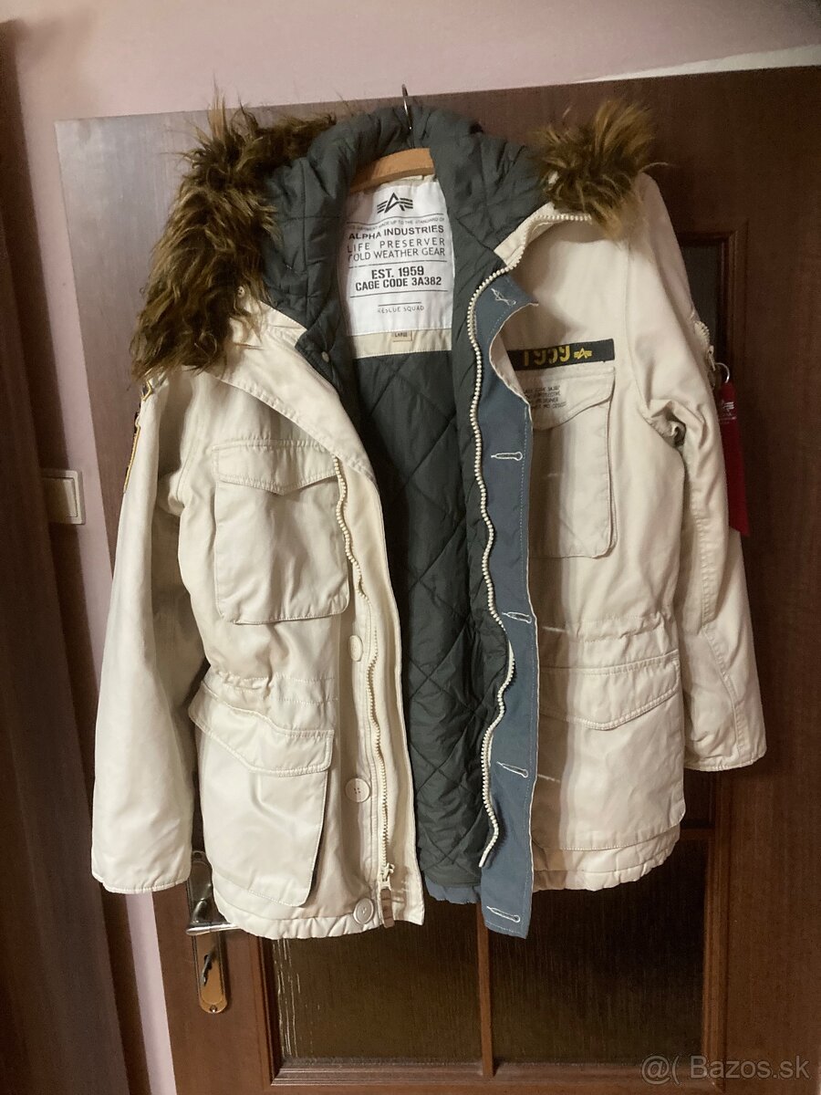 Zimna bunda Alpha industries velkost L