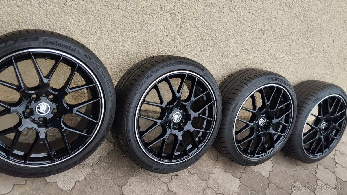 Sada elektronov,5X112R18 letne 225/40 R 18 CONTINENTAL