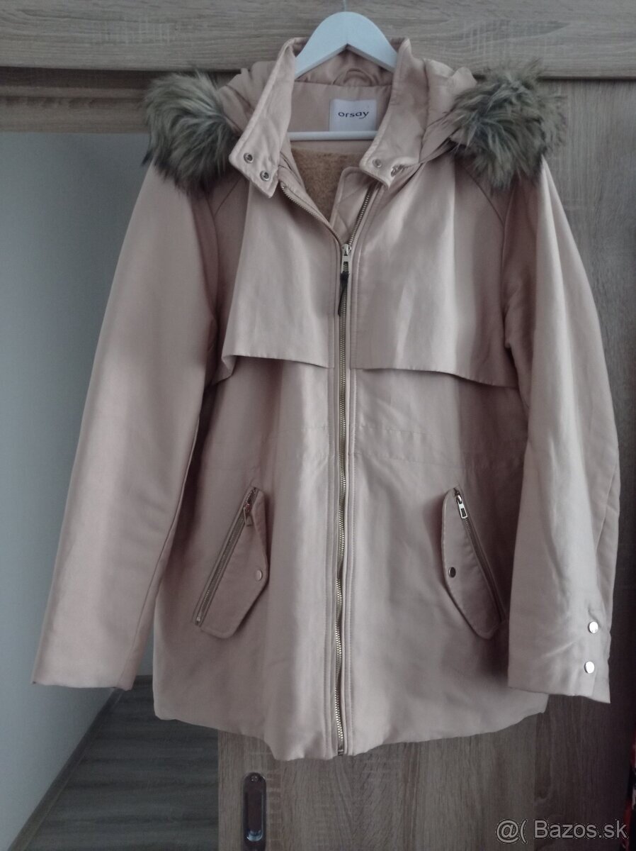 béžová dámska bunda veľkosť XXL