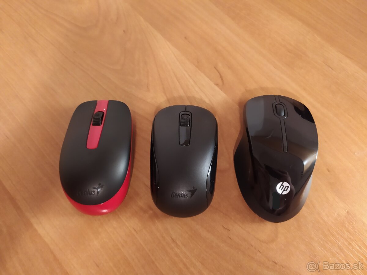 Predám 3 bezdrôtové PC myši, možné kúpiť 1, 2 alebo všetky 3