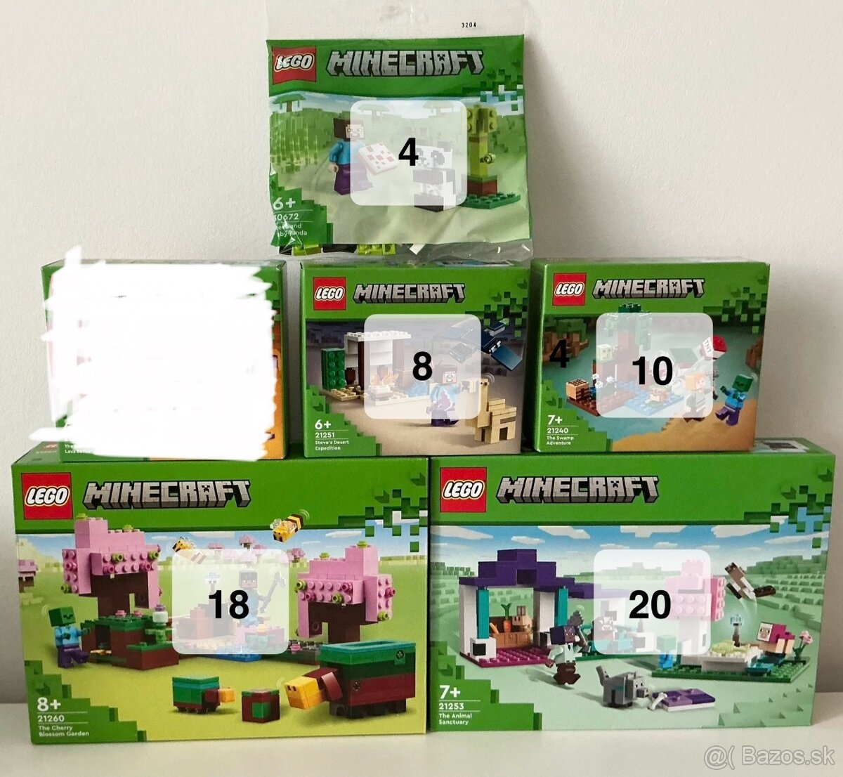Lego Minecraft - nové, nerozbalené