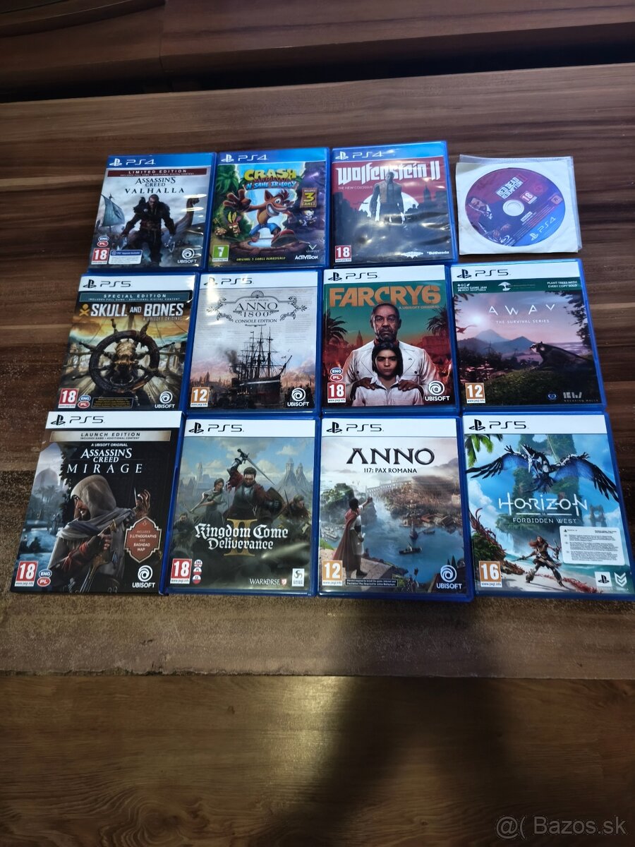 Hry na PS5 a PS4