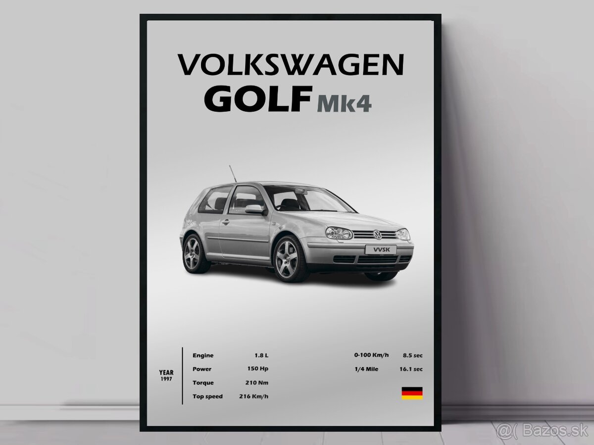 Obraz Volkswagen Golf mk4