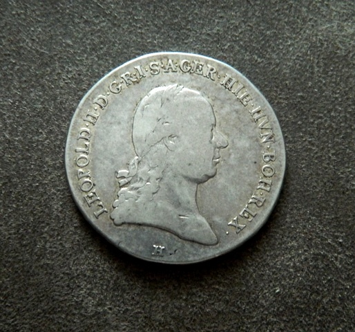Predám 1 toliar 1791 H Leopold I.