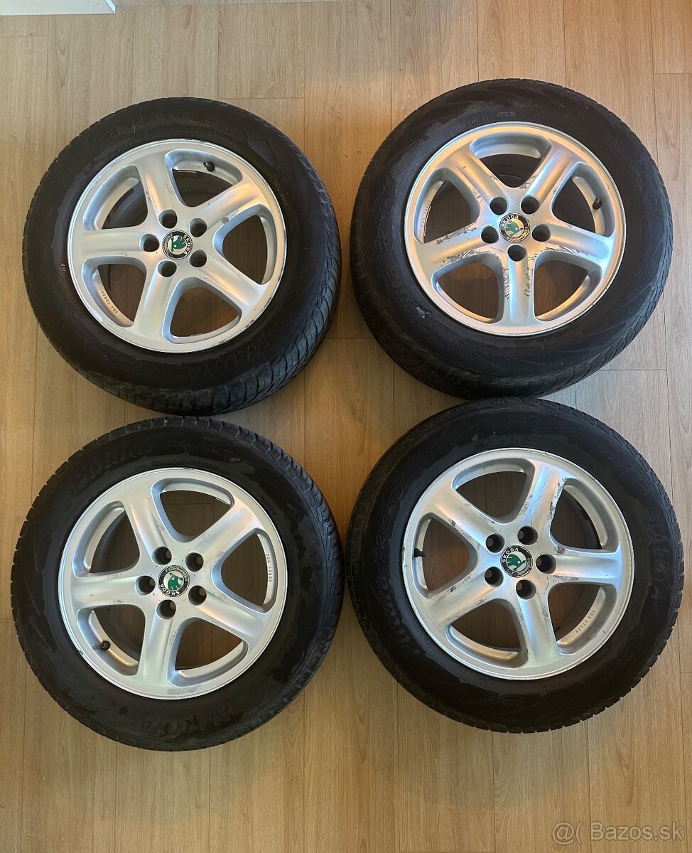 Original Škoda Octavia, Fabia alu disky 5x100 R15 6x15 ET38