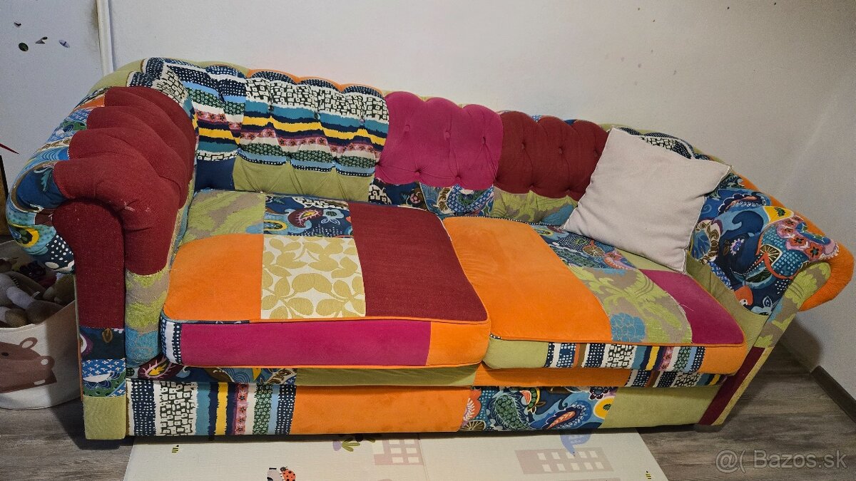Patchwork gauč