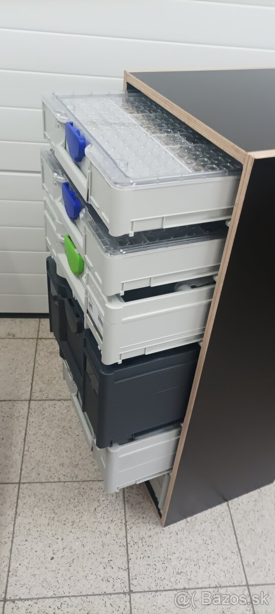 Predam lišty na Systainer3 Tanos , Festool ,