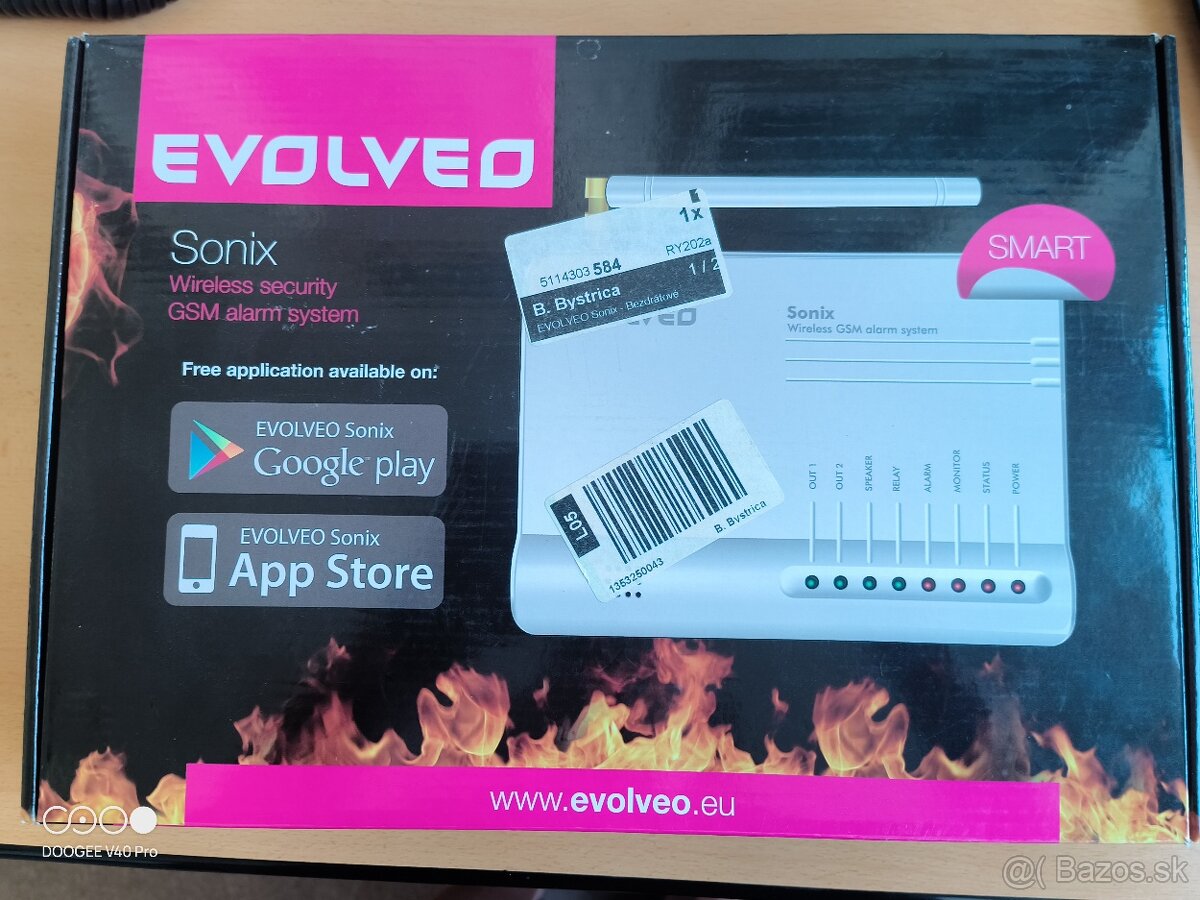 Predám čisto nový nepoužitý poplašný systém zn.EVOLVEO