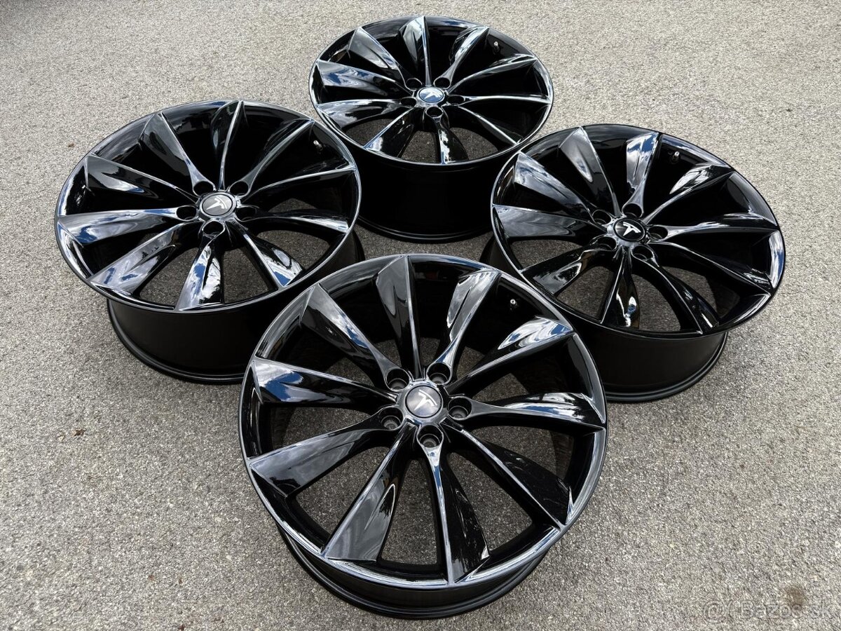 ORIGINAL TESLA MODEL S DISKY R21 dvojrozmer TOP