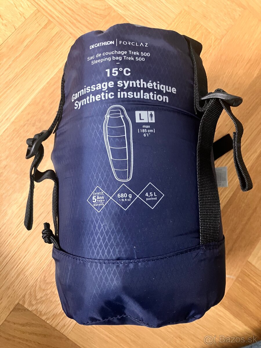 Syntetický spací vak MT500 15 °C modrý