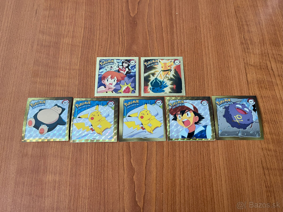 Pokemon ArtBox samolepky z roku 1999