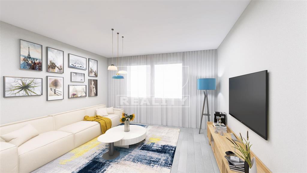 Kompletne zrekonštruovaný 3-izbový byt s balkónom s...