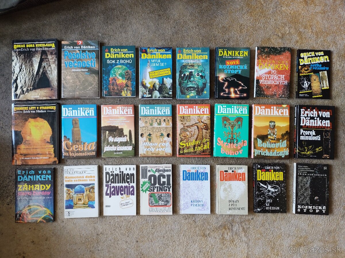 Erich von Däniken - kolekcia 24 kníh