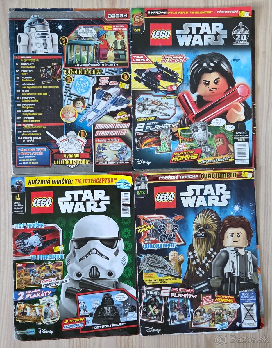 Lego časopisy Star Wars