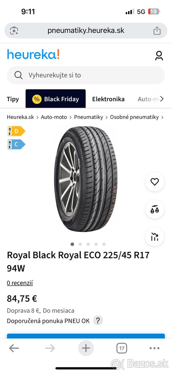 Zimne gumy 225/45/17