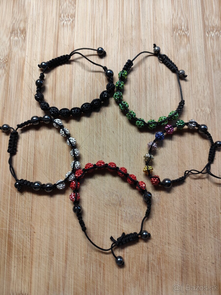 Gulickove naramky,rozne farby.