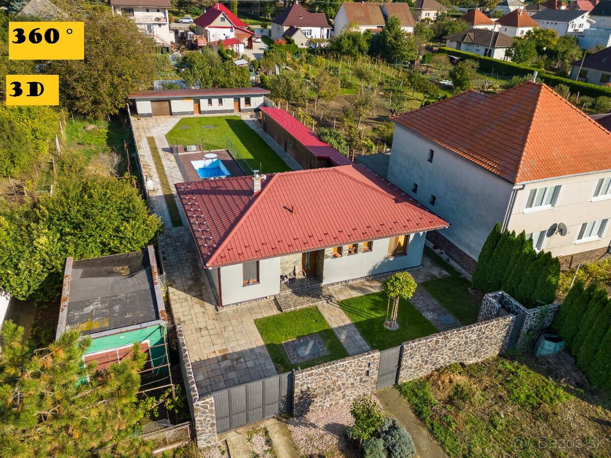 PNORF–novostavba 4i bungalova s garsónkou, bazénom, Šalgočka