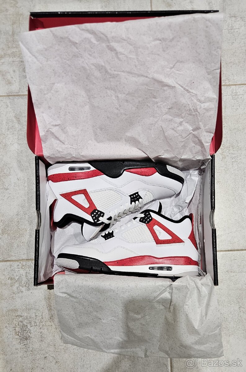 Jordan 4 red cement