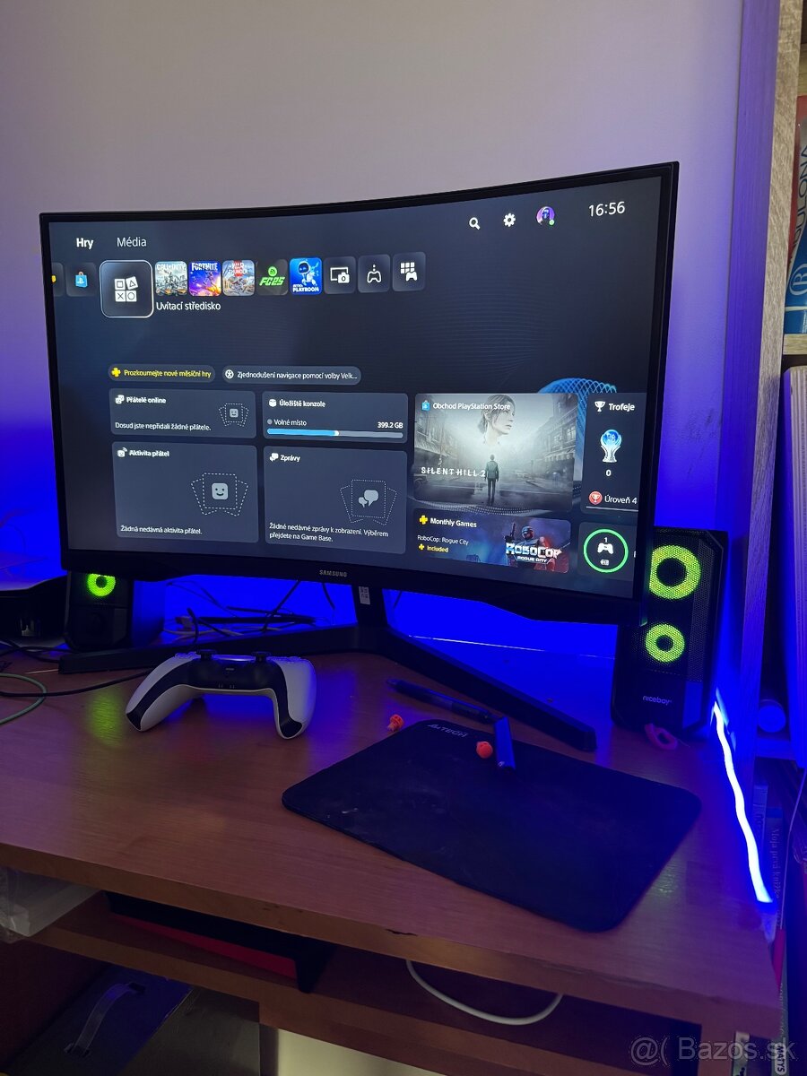 Herný Monitor 165hz Samsung Odyssey G5