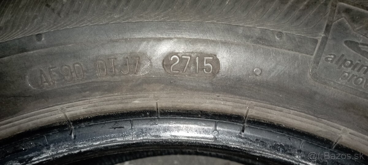185/60R15 84T Semperit zimné-sada 4ks,DOT2015,AKCIA +4ks
