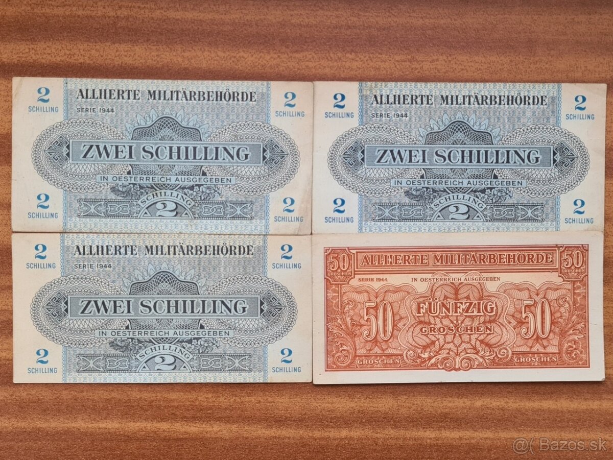 Rakúsko 1944 - 2 Schilling, 50 Groschen