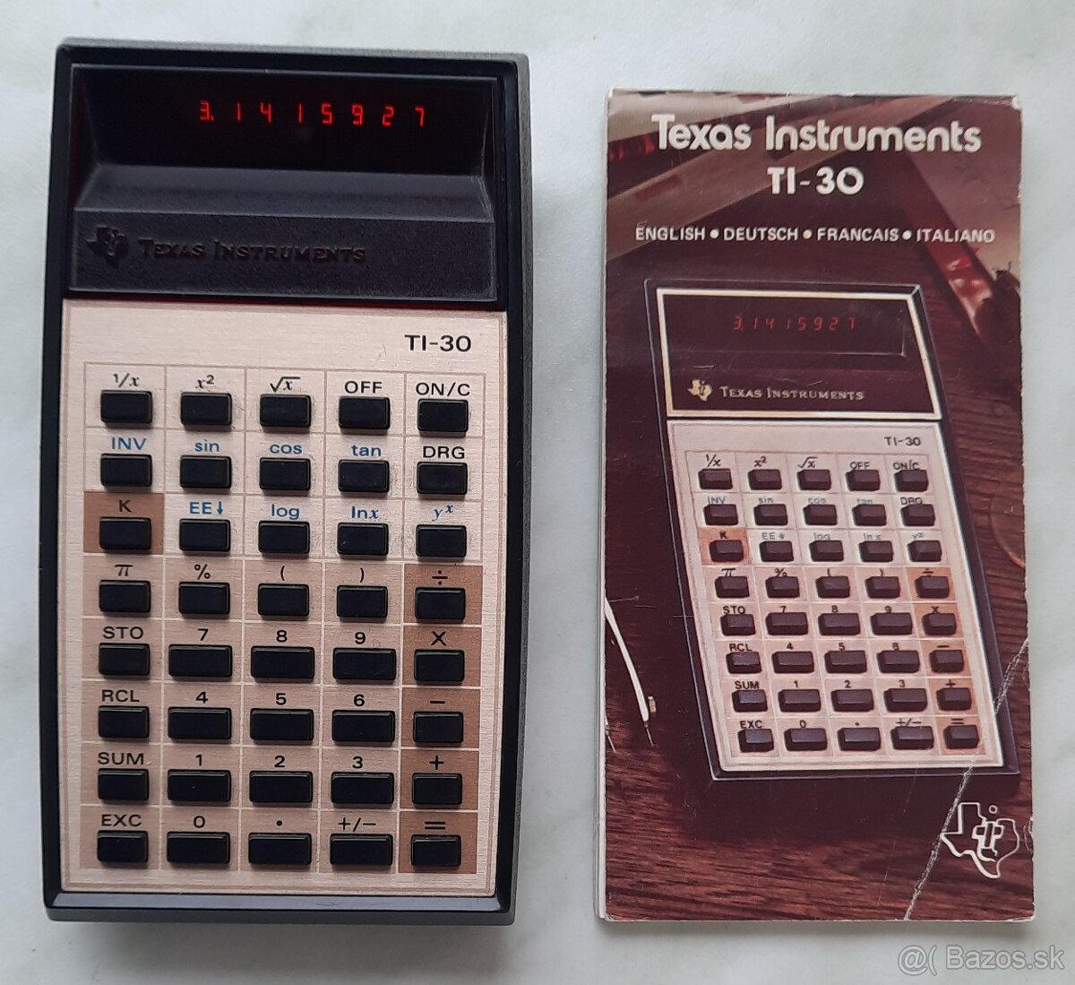 Kalkulátor Texas Instruments TI-30