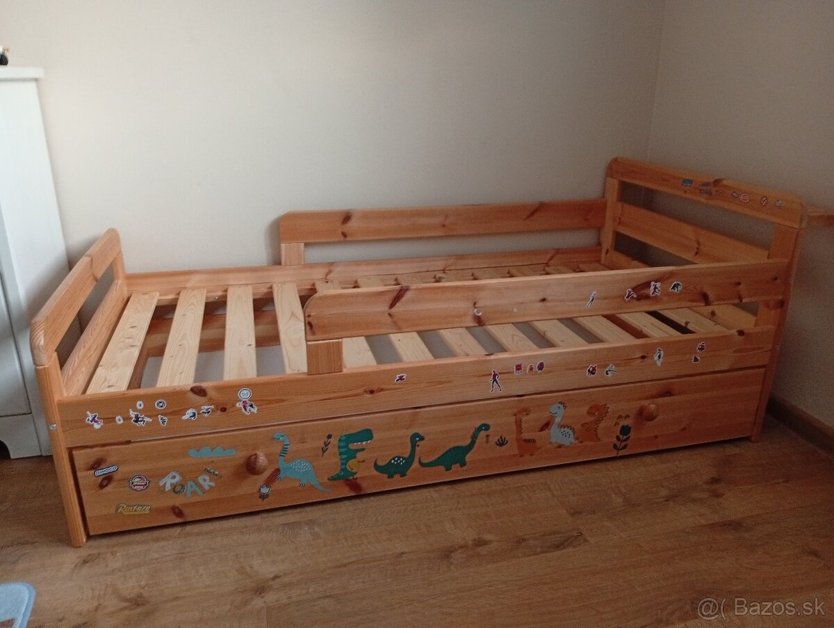 Detská posteľ s úložným priestorom