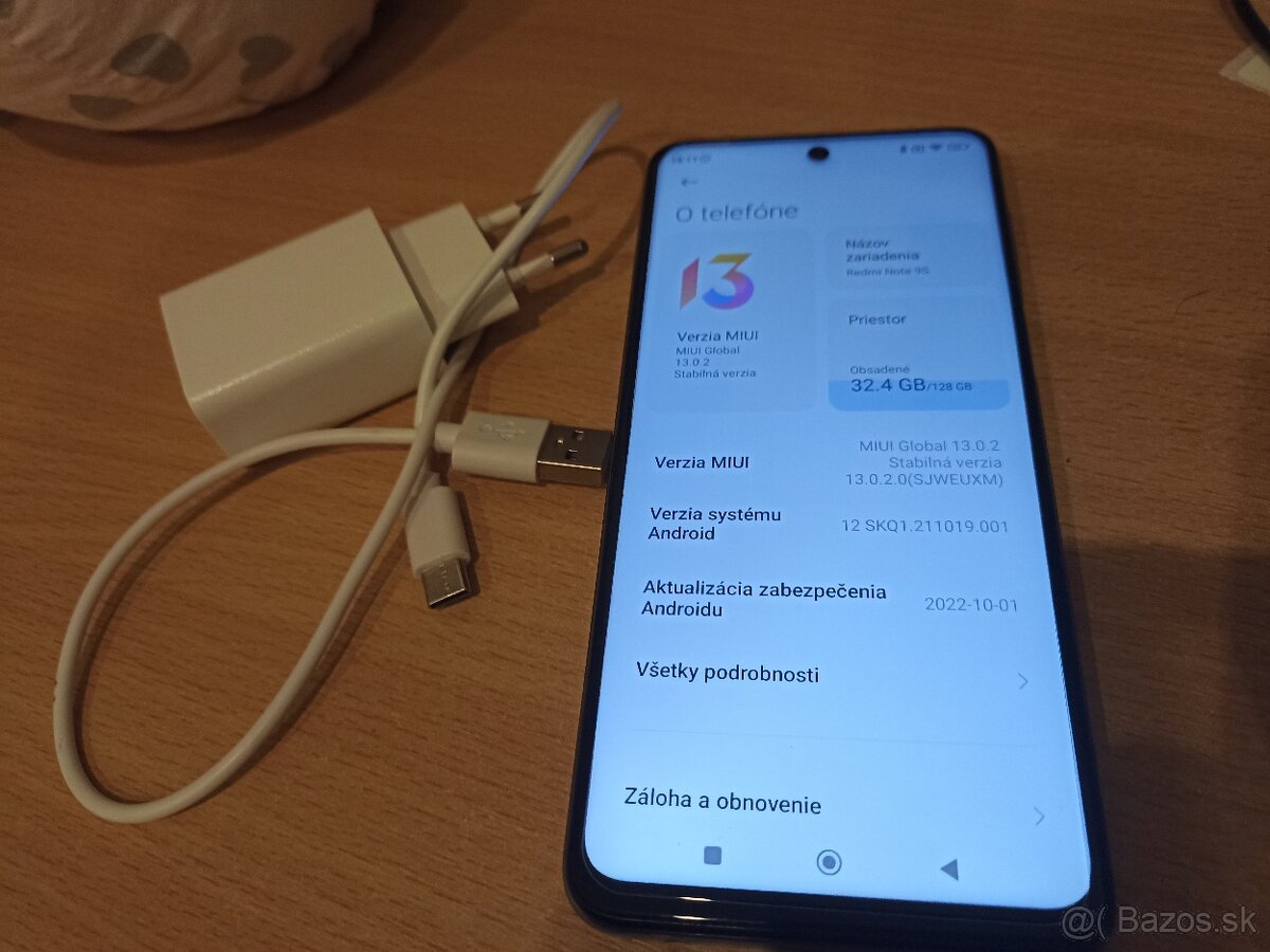Redmi Note 9s, 8Gb/128Gb, 4 fotoaparáty vzadu