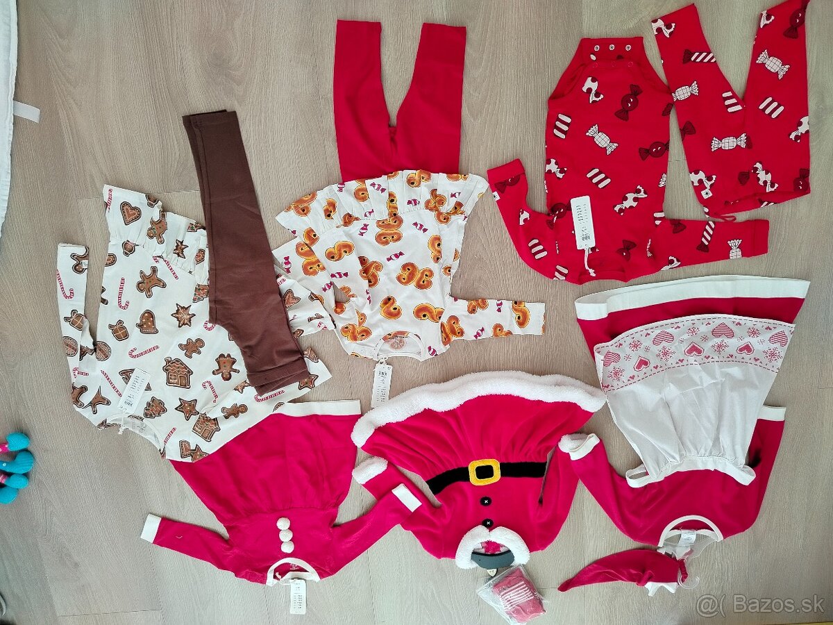 Vianočné šaty a súpravy/ body