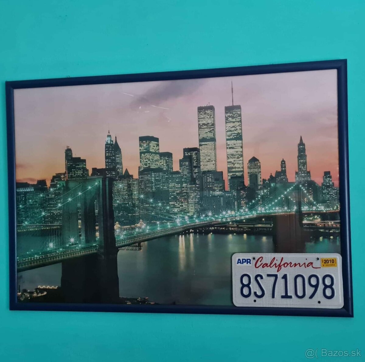 Obrazy pod sklom New York 2 x